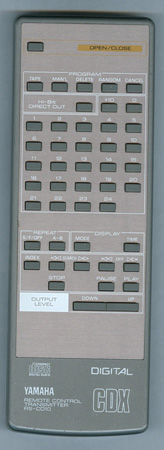 YAMAHA VG296100 RSCD10 Genuine OEM original Remote