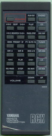 YAMAHA VK843700 VK84370 Genuine OEM original Remote