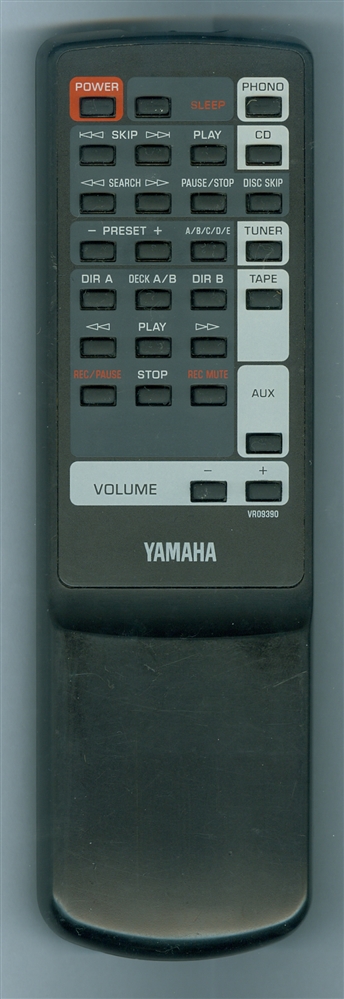 YAMAHA VR093900 VR09390 Refurbished Genuine OEM Original Remote
