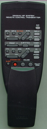 YAMAHA VZ453500 RAX7 Genuine OEM original Remote