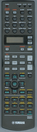 YAMAHA WA163800 RAV237 Genuine  OEM original Remote
