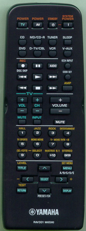 YAMAHA WA653400 RAV301 Genuine  OEM original Remote