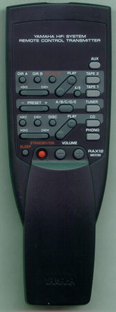 YAMAHA WB721800 RAX12 Genuine OEM original Remote