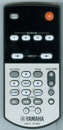 YAMAHA WY199800 RAV41 Genuine OEM original Remote