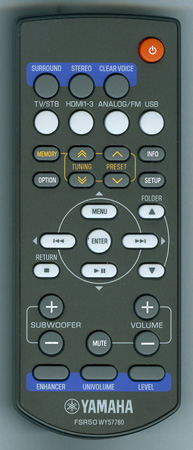 YAMAHA WY577800 FSR50 Genuine OEM original Remote