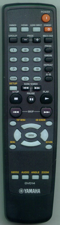 YAMAHA AAX80570 DVD14 Genuine OEM original Remote