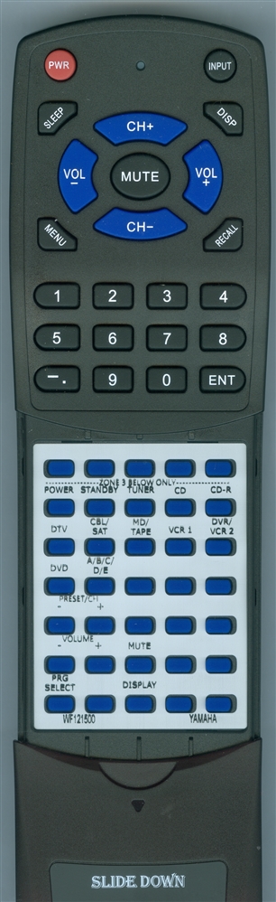 YAMAHA WF121500 RAV18 replacement Redi Remote