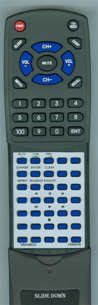 YAMAHA WM438000 CDX5 replacement Redi Remote