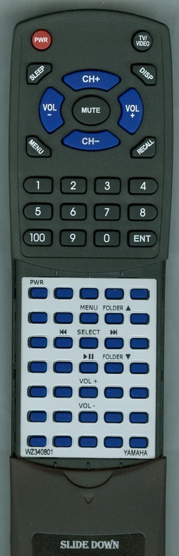 YAMAHA WZ340801 WZ34080 replacement Redi Remote