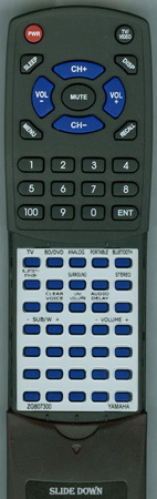 YAMAHA ZG807300 FSR64 replacement Redi Remote