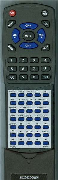 YAMAHA ZG936300 RAX30 replacement Redi Remote