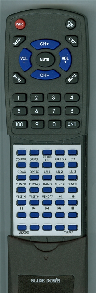 YAMAHA ZN043000 RAS14 replacement Redi Remote