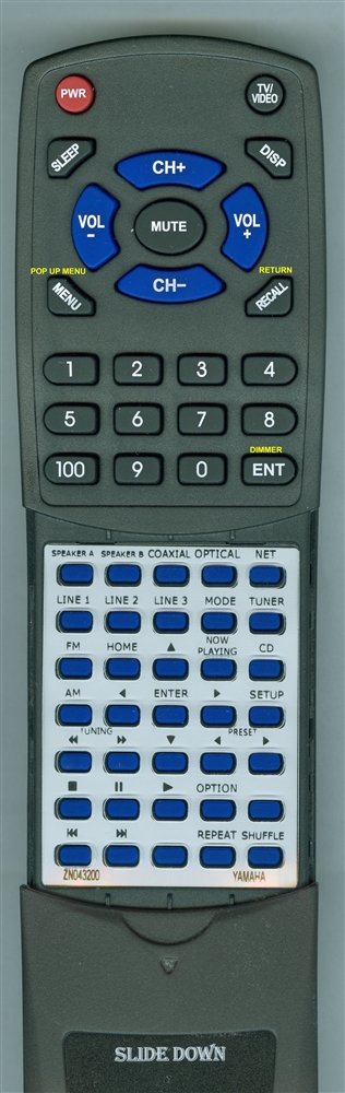 YAMAHA ZN043200 RAX31 replacement Redi Remote