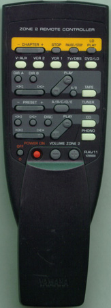 YAMAHA V2690000 RAV11 Genuine  OEM original Remote