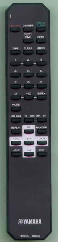 YAMAHA V6625600 CDC6 Refurbished Genuine OEM Original Remote