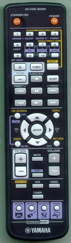 YAMAHA WD526900 WD52690 Refurbished Genuine OEM Original Remote