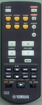 YAMAHA WF676300 RAX16 Genuine OEM original Remote