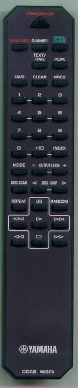 YAMAHA WH261700 CDC8 Genuine OEM original Remote