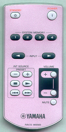 YAMAHA WK958300 RAV33 Genuine OEM original Remote