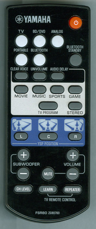 YAMAHA ZG807600 FSR80 Genuine OEM original Remote