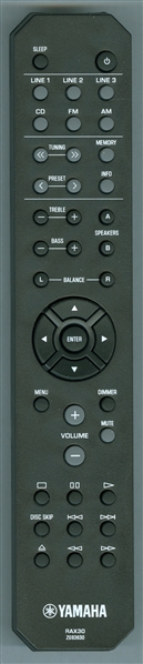 YAMAHA ZG936300 RAX30 Genuine OEM original Remote