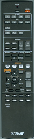YAMAHA ZJ665000 RAV521 Genuine OEM original Remote