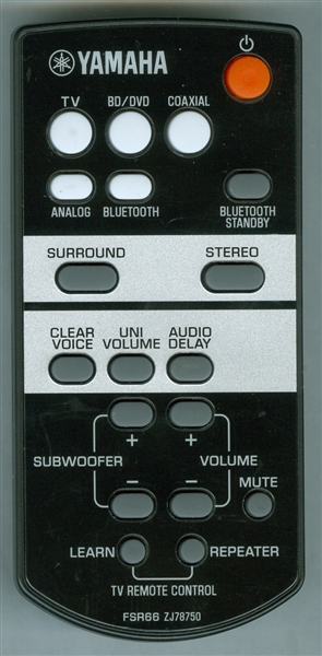 YAMAHA ZJ787500 FSR66 Genuine OEM original Remote