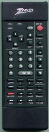 ZENITH 124-00191-01 12419101 Genuine  OEM original Remote