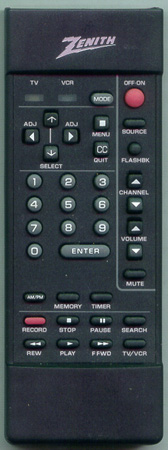 ZENITH 124-00192-03 12419203 Genuine  OEM original Remote