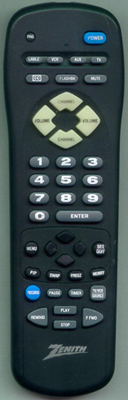 ZENITH 124-00203-01 MBR3450 Genuine  OEM original Remote