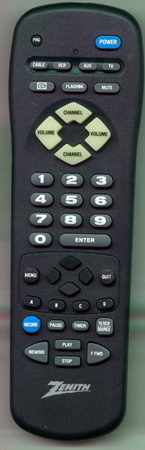 ZENITH 124-00203-07 MBC4430 Genuine  OEM original Remote