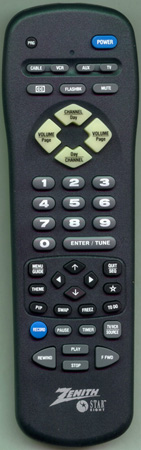 ZENITH 124-00205-01 MBR3460 Genuine  OEM original Remote