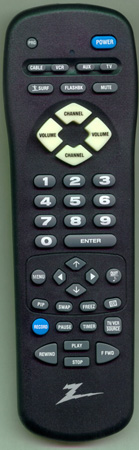 ZENITH 124-00212-37 MBR3457 Genuine  OEM original Remote