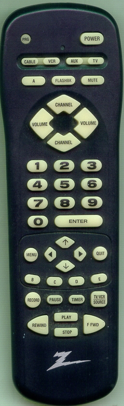ZENITH 124-00212-53 MBC4435 Refurbished Genuine OEM Original Remote