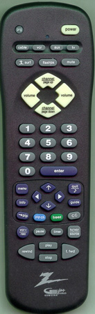 ZENITH 124-00231-03 MBR3466CZ Genuine  OEM original Remote