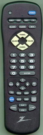 ZENITH 124-00233-06 MBR3458CT Genuine  OEM original Remote