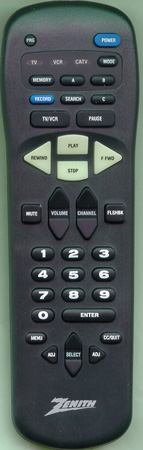 ZENITH 597-106H Genuine  OEM original Remote
