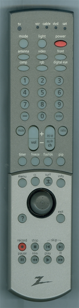 ZENITH 6710V00052G Refurbished Genuine OEM Original Remote