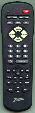 ZENITH 924-00119-01 UHF Genuine  OEM original Remote