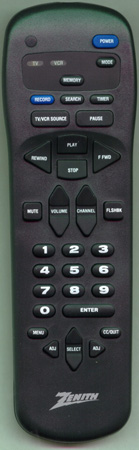 ZENITH 924-10002-01 MBR335099 Genuine  OEM original Remote
