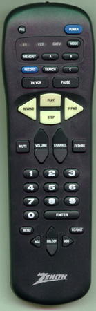 ZENITH 924-10007-01 MBR3350 Genuine  OEM original Remote