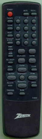 ZENITH 924-10030 R35A06 Genuine  OEM original Remote