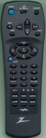 ZENITH 924-10033 MBR423 Genuine  OEM original Remote