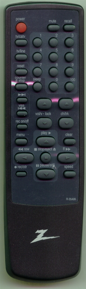 ZENITH 924-10037 R35A09 Refurbished Genuine OEM Original Remote