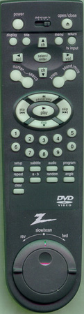 ZENITH 924-10102 MBR281 Genuine  OEM original Remote