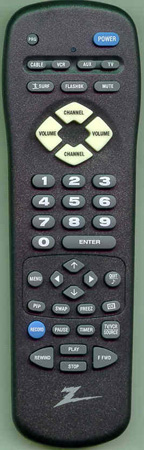 ZENITH 924-10113 MBR3447Z Genuine  OEM original Remote