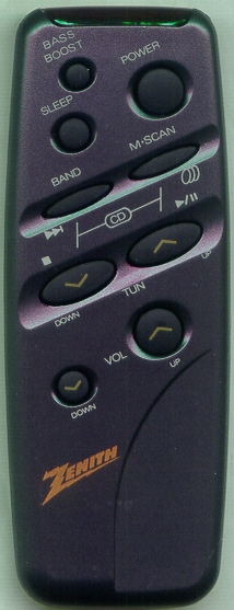 ZENITH A50REM Refurbished Genuine OEM Original Remote
