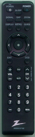 ZENITH AKB36157102 AKB36157102 Genuine  OEM original Remote