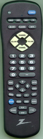 ZENITH P124-00240 MBR4286 Genuine  OEM original Remote
