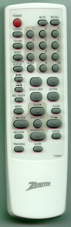 ZENITH R35A07 R35A07 Genuine  OEM original Remote